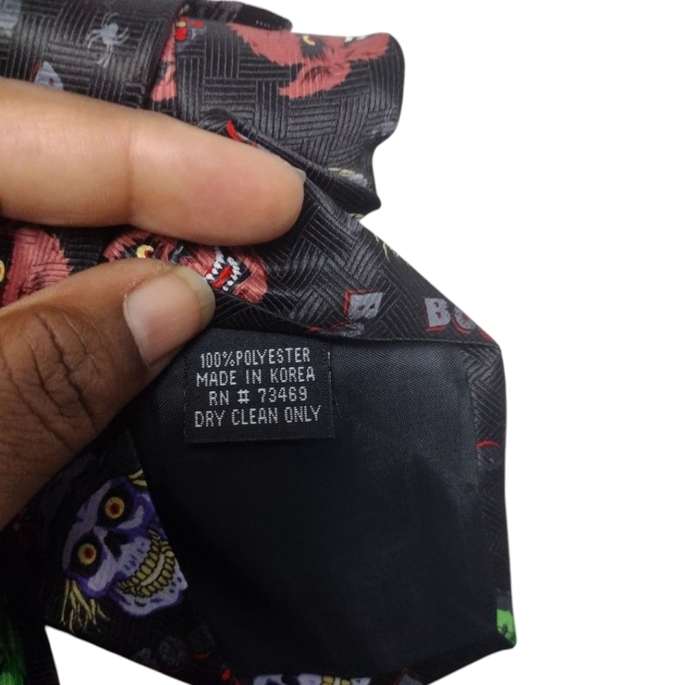 ADDICTION Monster Invisible Man Werewolf Mummy Frankenstein Tie - Picture 5 of 5